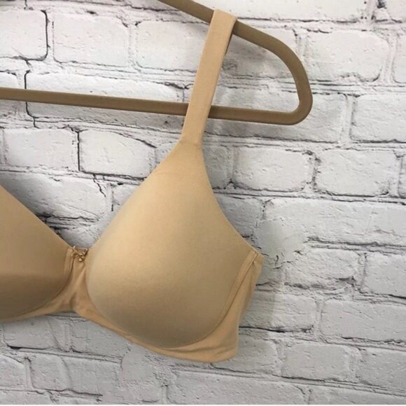 Soma Bra Womens 40D T-Shirt Embraceable Wireless Adjustable Strap Beige 072103 - Picture 4 of 9